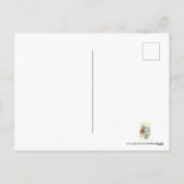 Carte postale Retro vintage Christmas deer (Dos)