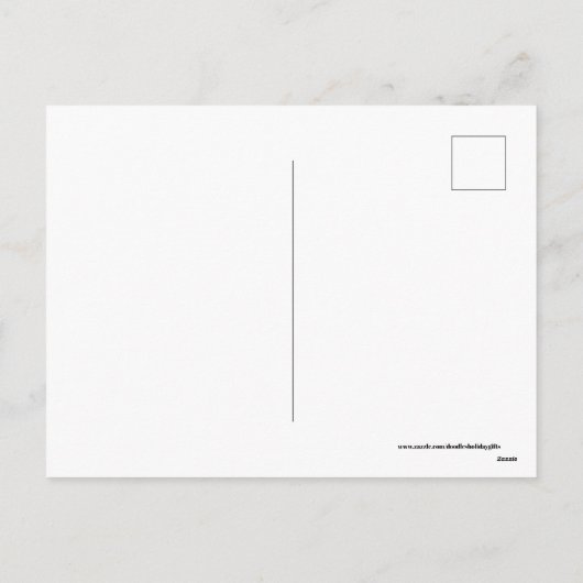 Carte postale Retro Vintage Christmas tree (Dos)