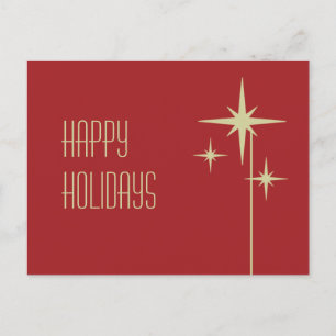 Carte Postale Retro Vintage les années 50 Stars Minimaliste Joye