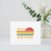 Carte Postale Retro Vintage Sunset 1962 Birthday (Debout devant)
