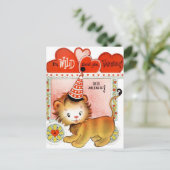 Carte postale Retro Vintage Valentine (Debout devant)