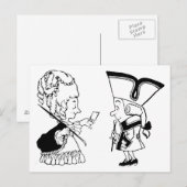 Carte Postale Retro Vous êtes invité (Devant / Derrière)