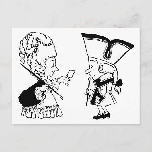 Carte Postale Retro Vous êtes invité (Devant)