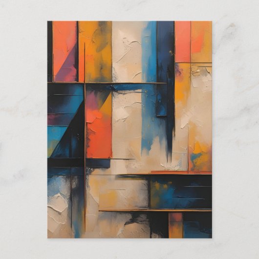 Carte postale Retro Wave Design 01 (Devant)