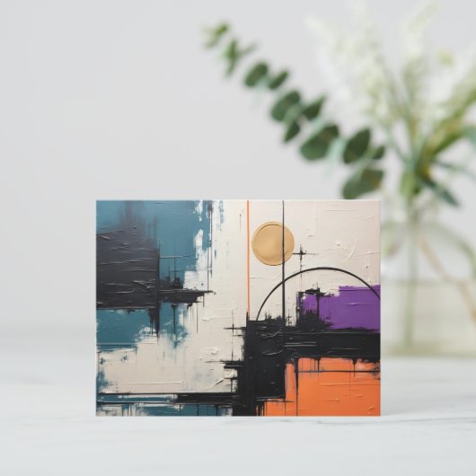 Carte postale Retro Wave Design 03 (Debout devant)