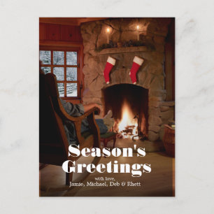 Carte Postale Rétrovision de la femme assise en rocking chair