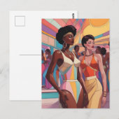 Carte Postale Retrowave Party 1980 (Devant / Derrière)