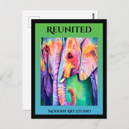 Carte Postale Réuni (Devant / Derrière)