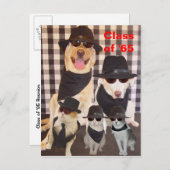 Carte postale Réunion de classe/Invitation (Devant / Derrière)