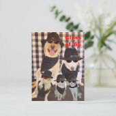 Carte postale Réunion de classe/Invitation (Debout devant)