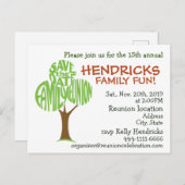 Carte Postale Réunion de famille (Devant / Derrière)