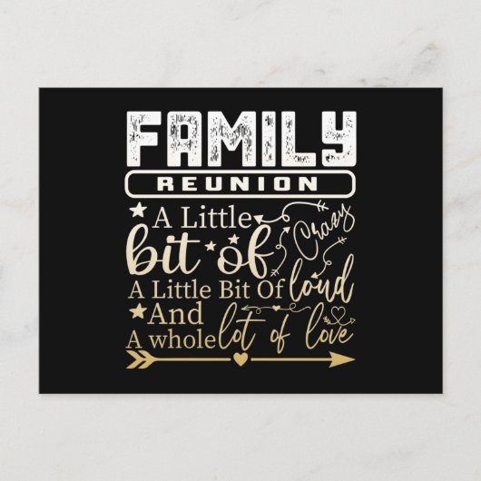 Carte Postale Réunion de famille Un peu de folie (Devant)