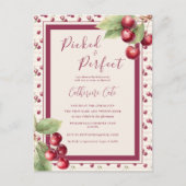 Carte Postale Réunion de mariage Picked & Perfect Sweet Cherry (Devant)