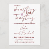 Carte Postale Réunion de répétition de festin et de toast Minima (Devant)