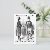 Carte Postale Réunion des masons (Debout devant)