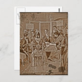 Carte Postale Réunion des mouvements de suffrage (Devant / Derrière)