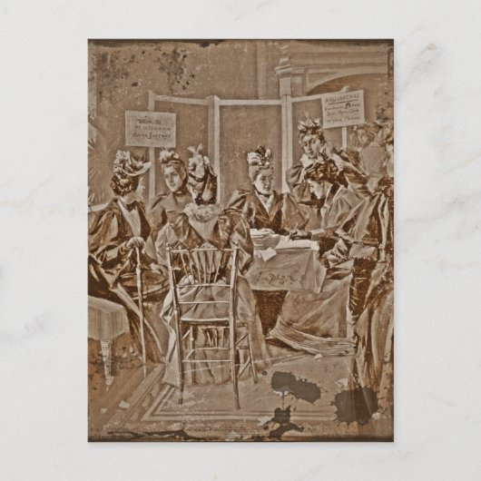 Carte Postale Réunion des mouvements de suffrage (Devant)