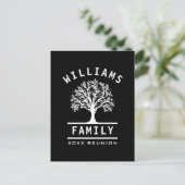 Carte Postale Réunion en famille Vacances d'été Route Trip Tree (Debout devant)