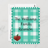 Carte postale Reunion familiale (Devant / Derrière)