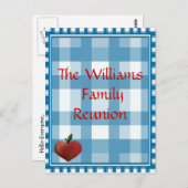 Carte postale Reunion familiale (Devant / Derrière)