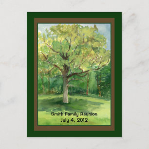 Carte postale Réunion familiale