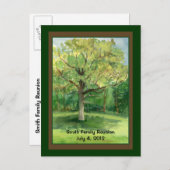 Carte postale Réunion familiale (Devant / Derrière)