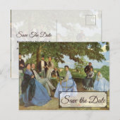 Carte Postale Réunion familiale de Frédéric Bazille Sauvez la da (Devant / Derrière)