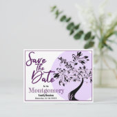 Carte Postale Réunion Familiale Enregistrer La Date Faire-part B (Debout devant)