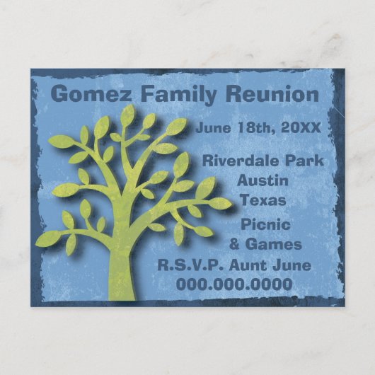 Carte Postale Réunion familiale moderne (Devant)