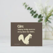 Carte postale Reunions familiales et Gin (Debout devant)