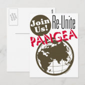 Carte Postale Réunir Pangea (Devant / Derrière)
