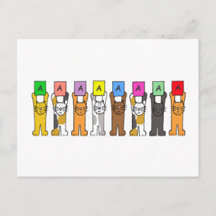 Carte Postale Réussite de l'examen de Straight A