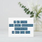 Carte Postale Réussite de Skydiving (Debout devant)