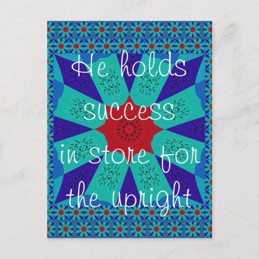 Carte Postale Réussite en magasin pour la droite (Devant)