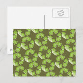 Carte Postale réutiliser le signe vert (Devant / Derrière)