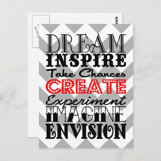 Carte Postale rêve (Devant / Derrière)