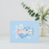 Carte Postale Rêve bleu rose (Debout devant)