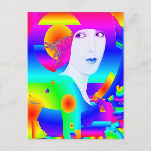 Carte Postale Rêve couleur Abstrait (Devant)