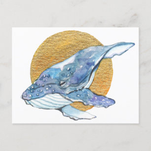 Carte Postale Rêve de baleines