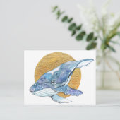 Carte Postale Rêve de baleines (Debout devant)