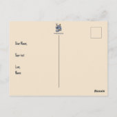 Carte Postale Rêve de chasse aux chiens (Dos)