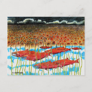 Carte Postale Rêve de poisson