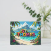 Carte Postale rêve de St Thomas (Debout devant)
