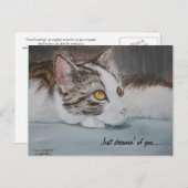 Carte Postale Rêve de toi (Devant / Derrière)