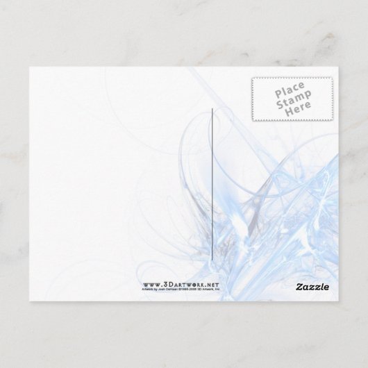 Carte postale rêve des astronautes (Dos)