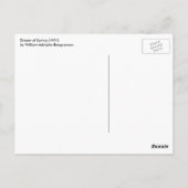 Carte Postale Rêve du printemps, Rêve de Printemps par Bouguerea (Dos)