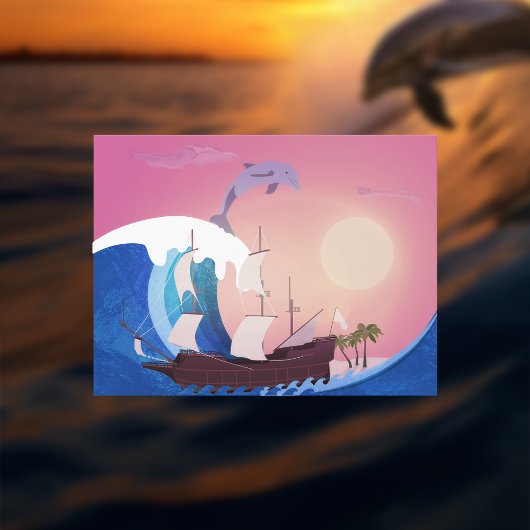 Carte Postale Rêve nautique