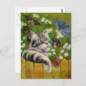 Carte Postale rêve papillon (Devant / Derrière)