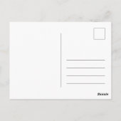 Carte Postale Rêve rouge ornement de Noël et amatrice d'argent (Dos)