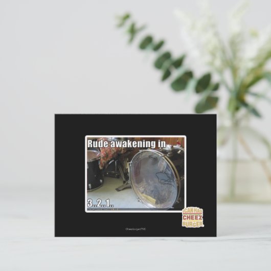 Carte Postale Réveil brutal (Debout devant)